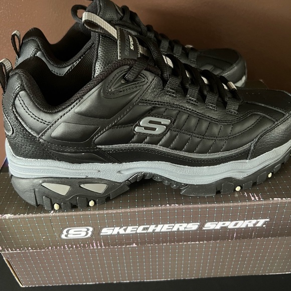 Skechers Men's Energy Afterburn Shoes Lace-Up Sneaker Sz 9 M - Picture 3 of 6